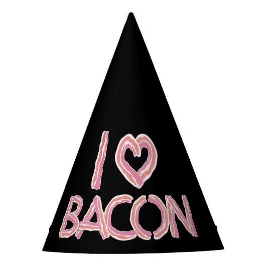 Chapeaux De Fètes I Love Bacon (Devant)