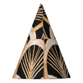 Chapeaux De Fètes Imitation or : aquarelle art déco. (Dos)