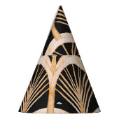 Chapeaux De Fètes Imitation or : aquarelle art déco. (Gauche)