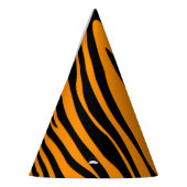 Chapeaux De Fètes Impression de la Zèbre orange Princeton (Gauche)