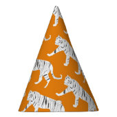 Chapeaux De Fètes Impression de tigre orange (Droite)