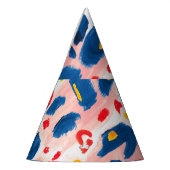 Chapeaux De Fètes Impression léopard : aquarelle peinte à la main. (Gauche)