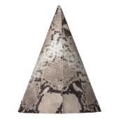 Chapeaux De Fètes Imprimé Animal Serpent Taupe Anniversaire (Dos)