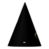 Chapeaux De Fètes Infinité avec plume de paon doré (Gauche)