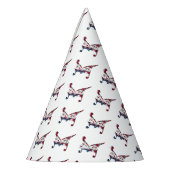 Chapeaux De Fètes Initiale K Monogrammé Drapeau Américain Couleur Él (Gauche)