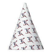 Chapeaux De Fètes Initiale K Monogrammé Drapeau Américain Couleur Él (Droite)