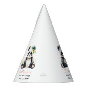 Chapeaux De Fètes Invitation d'anniversaire Panda, Anniversaire de f (Gauche)