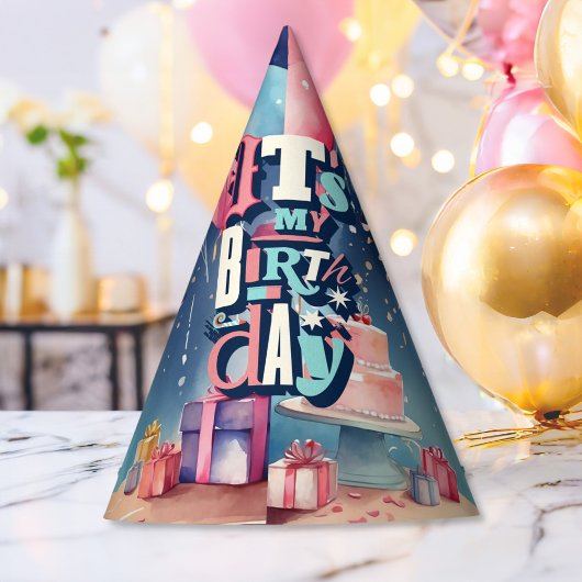 Chapeaux De Fètes Invitation de fête d'anniversaire