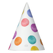 Chapeaux De Fètes Invitation de la fête d'anniversaire Polka Dot (Gauche)