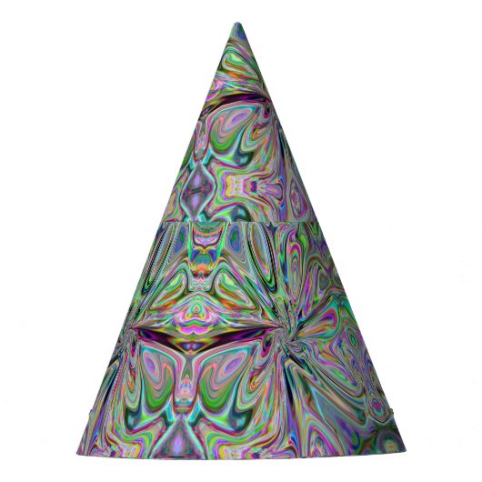 Chapeaux De Fètes Iridescente Chrome Douze (Devant)