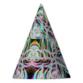 Chapeaux De Fètes Iridescente Chrome neuf (Dos)