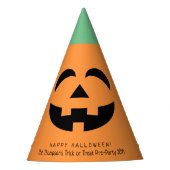 Chapeaux De Fètes Jack-o-Lantern Face Cute Citrouille moderne Hallow (Devant)