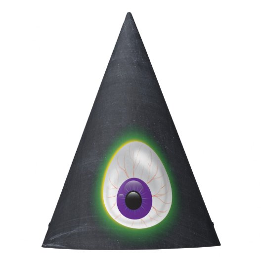Chapeaux De Fètes Jaillissant Purple Eyeball Troisième Oeil Hallowee (Devant)
