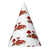 Chapeaux De Fètes Jardin de Berry Rouge Vert Toadstool Magic Champhr (Devant)