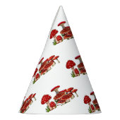 Chapeaux De Fètes Jardin de Berry Rouge Vert Toadstool Magic Champhr (Gauche)