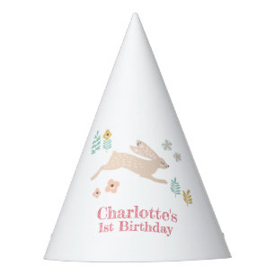 Chapeaux De Fètes Jardin Floral Mignon Doux Anniversaire Fête Cartoo