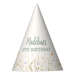 Chapeaux De Fètes Jardin floral Whimsical Anniversaire