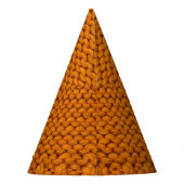 Chapeaux De Fètes Jaune clair : texture tricotée artisanale. (Dos)