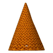 Chapeaux De Fètes Jaune clair : texture tricotée artisanale. (Droite)