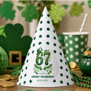 Chapeaux De Fètes J'avais 6 ans maintenant j'ai 7 ans Saint-Patrick