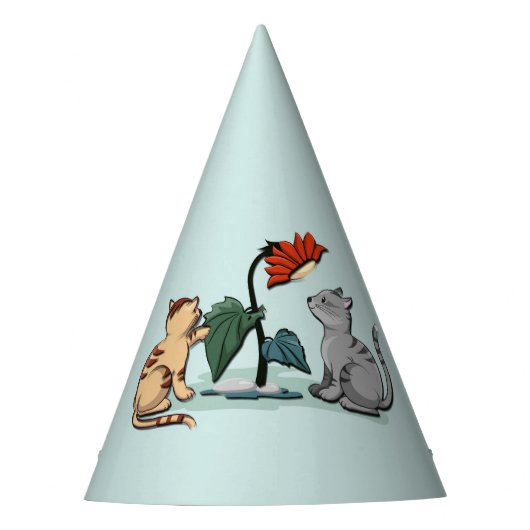 Chapeaux De Fètes Jeu de fleurs délice d'été de chatons (Devant)
