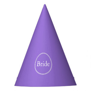 Chapeaux De Fètes Jeu de mariage violet de la fête de la Chalky Dark