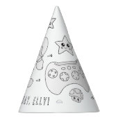 Chapeaux De Fètes Jeu Vidéo Anniversaire - Couleur de votre propre C (Droite)