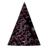 Chapeaux De Fètes Jeu vidéo Neon Rose Girls Anniversaire (Gauche)