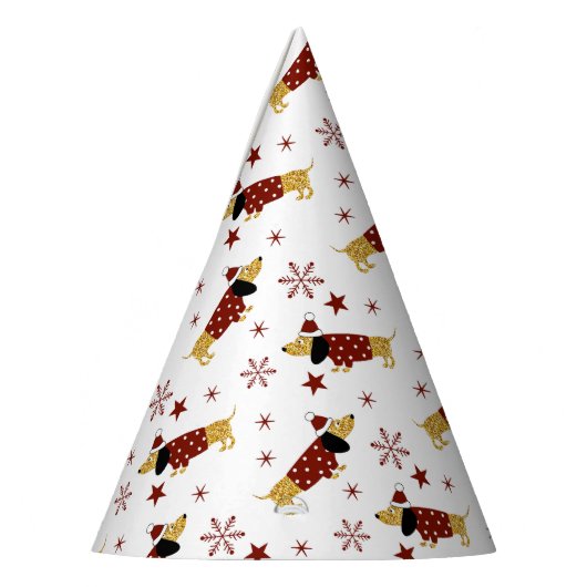 Chapeaux De Fètes Jingle All Dachshund Way (Gauche)