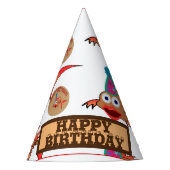 CHAPEAUX DE FÈTES JOLI ANNIVERSAIRE AVEC POISSON AVEC MOTIF CASQUETT (Devant)