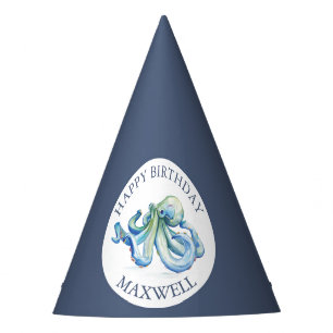 Chapeaux De Fètes Joli Casquette de fête d'anniversaire Bleu Nautiqu