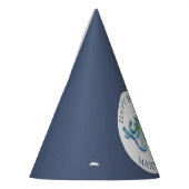 Chapeaux De Fètes Joli Casquette de fête d'anniversaire Bleu Nautiqu (Gauche)
