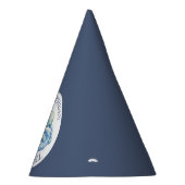 Chapeaux De Fètes Joli Casquette de fête d'anniversaire Bleu Nautiqu (Droite)