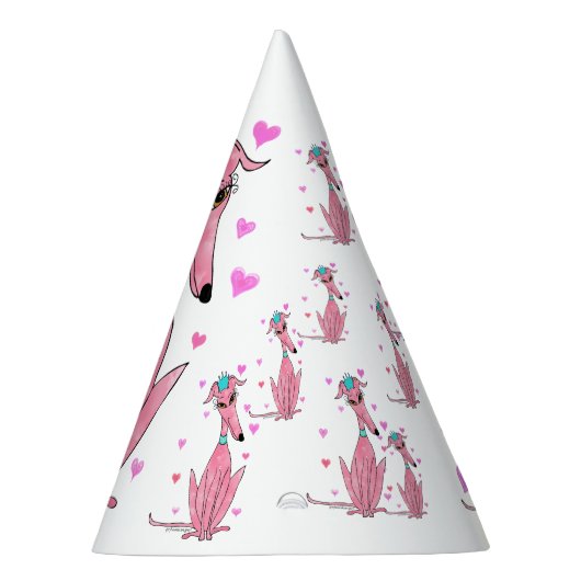 Chapeaux De Fètes Joli En Greyhound Rose (Droite)