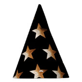 Chapeaux De Fètes Joli Magicien Noir Étoile Dorée (Droite)