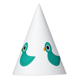 Chapeaux De Fètes Joli oiseau bleu