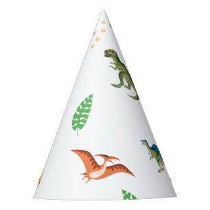 Chapeaux De Fètes Joli papier pour fête d'anniversaire de dinosaure