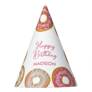 Chapeaux De Fètes Joli Pastel Donuts coloré Anniversaire