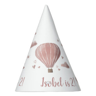 Chapeaux De Fètes Jolie aquarelle Hot Air Balloon Casquette