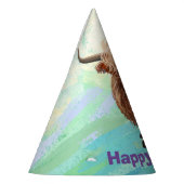 Chapeaux De Fètes Jolie vache Highland (Gauche)