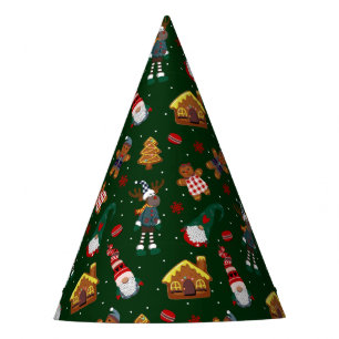 Chapeaux De Fètes Jolis gnomes en pain d'épice de Noël pour une fête