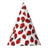 Chapeaux De Fètes Jote Red Ladybug 1ère fête d'anniversaire (Dos)