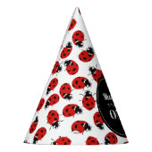 Chapeaux De Fètes Jote Red Ladybug 1ère fête d'anniversaire (Gauche)
