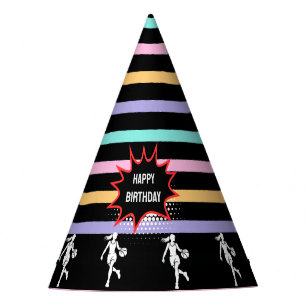 Chapeaux De Fètes Joueuse de basketball, Équipe Anniversaire