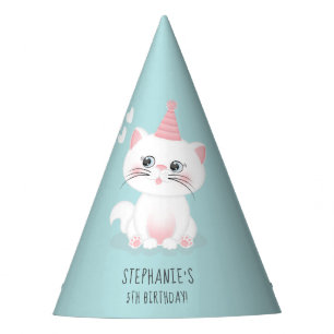 Chapeaux De Fètes Jour Purr-fect Chat Anniversaire