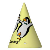 Chapeaux De Fètes Joyeuse fête d'anniversaire des pingouins dansants (Droite)