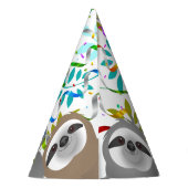 Chapeaux De Fètes Joyeuses fentes d'anniversaire avec des Streamers (Dos)