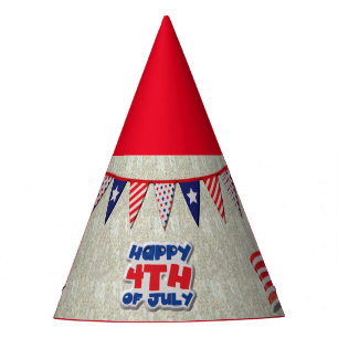 Chapeaux De Fètes Joyeux 4 juillet anniversaire de l'Amérique