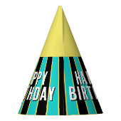 Chapeaux De Fètes Joyeux anniversaire à Cute Panda (Dos)