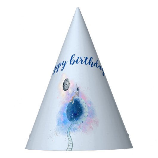 Chapeaux De Fètes Joyeux anniversaire astronaute et espace (Devant)